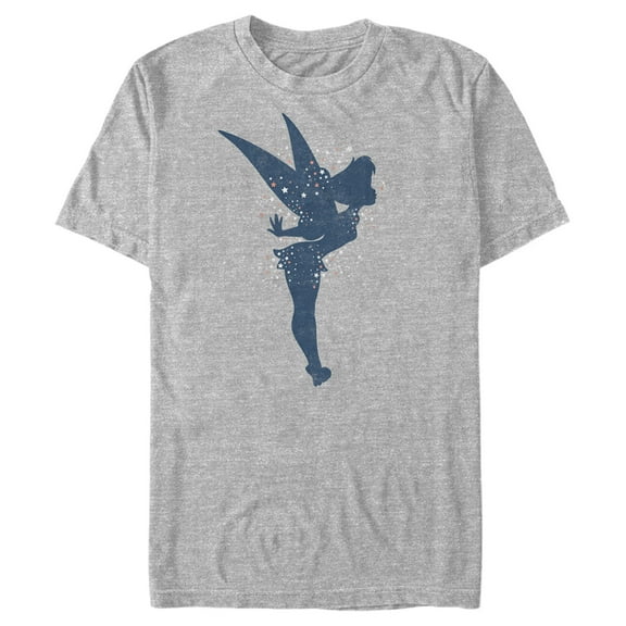 Men's Peter Pan Tinkerbell American Stars Fairy Dust Graphic Tee Athletic Heather Small