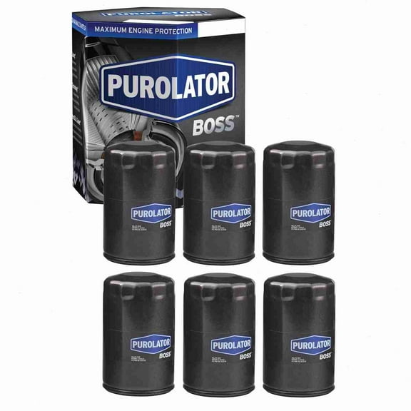 6 pc Purolator BOSS PBL24011 Engine Oil Filters for Oil Change Lubricant Filters Fits select: 1988-2000 CHEVROLET GMT-400, 1995-2000 CHEVROLET TAHOE