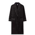 thumbnail image 1 of Redempat Polyester Lightweight Men S Robe Enjoy Relaxation Without Feeling Weighed Down Men Bathrobe Black 3XL, 1 of 6