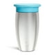thumbnail image 1 of Vaso para sorber Munchkin para niños pequeños, acero inoxidable Miracle 360, 10 onzas, azul, 1 of 5