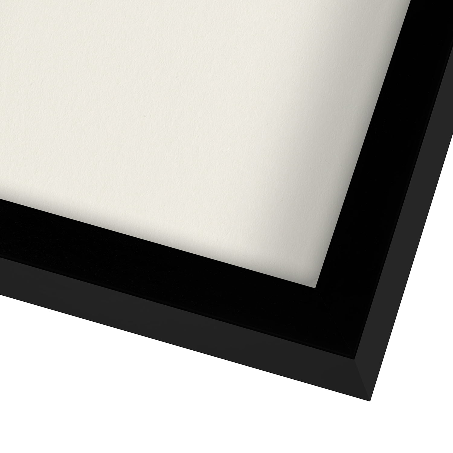 Americanflat 8x8 Shadow Box Frame in Black with Soft Linen Back - Composite Wood with Shatter Resistant Glass for Wall and Tabletop - 2 Pack