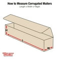 thumbnail image 3 of (2 pack) Box Partners Corrugated Mailers 12" x 4" x 2" Kraft 50/Bundle M1242K, 3 of 5
