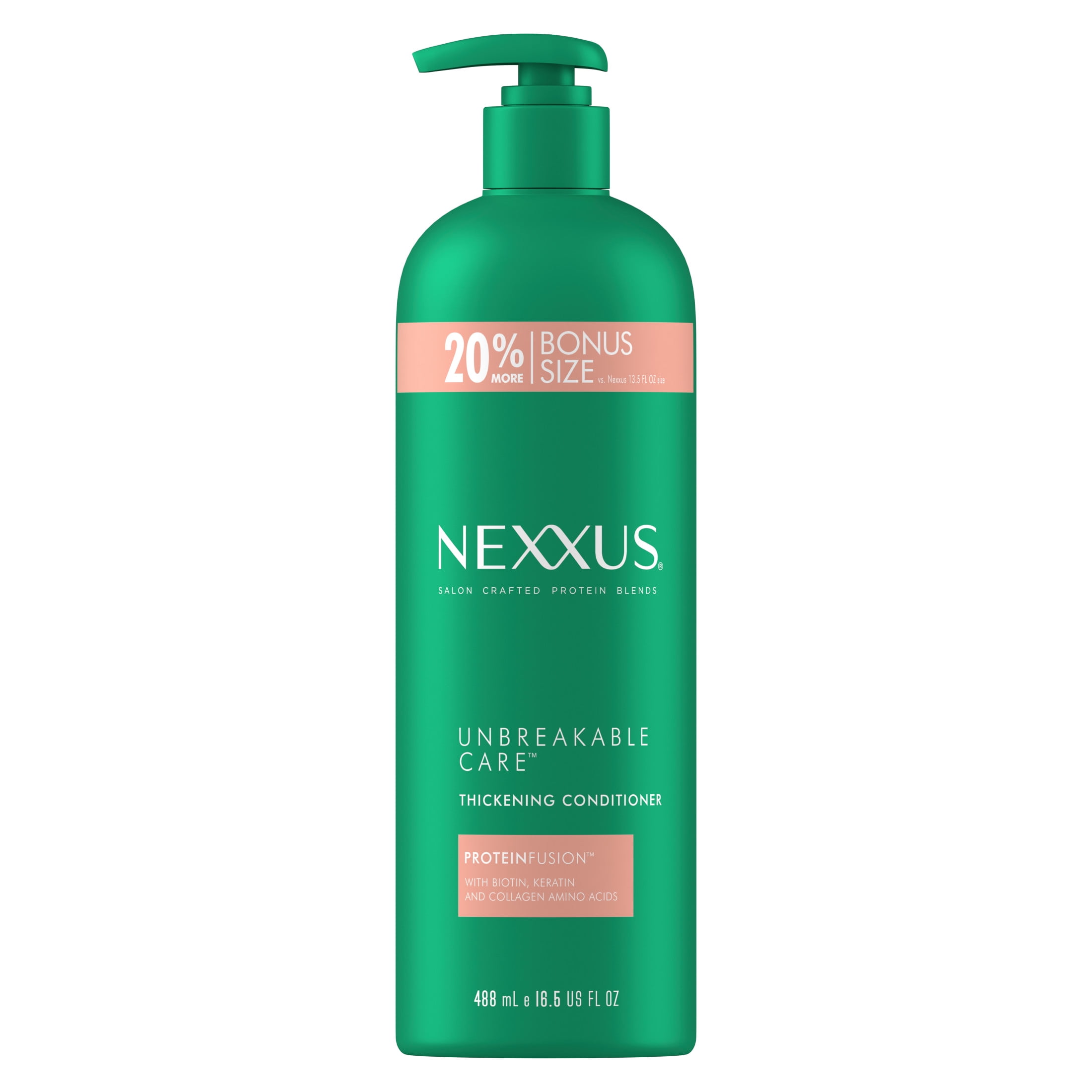 Nexxus Unbreakable Care Thickening Conditioner with Keratin, Collagen, Biotin, 16.5 oz