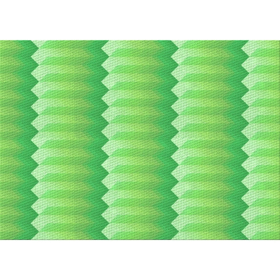 Ahgly Company Machine Washable Indoor Rectangle Transitional Emerald Green Area Rugs, 5' x 8'