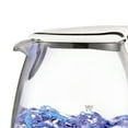 thumbnail image 3 of Brentwood 1.7L Tempered Glass Tea Kettle in White, 3 of 3