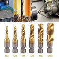 thumbnail image 3 of 6pcs M3-M10 Thread HSS Forets et Tarauds 1/4" Tige Hexagonale, 3 of 4