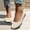 Beige, variant on Ladies Casual Shoes New Solid Color Round Toe Flying Woven Flat Shoes Women's Casual Breathable Hollow Knitted Lazy Work Shoes Ballet Shoes