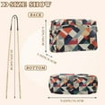 thumbnail image 4 of FORMRS Women Crossbody Purse with Chain Strap Vegan Leather Shoulder Handbag, Geometric Pattern, 4 of 7
