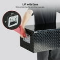 thumbnail image 2 of AKDSteel Heavy Duty Aluminum Truck Bed Tool Box, Waterproof Storage Chest with Sliding Shelf for Pickup, RV, or Trailer, 2 of 7