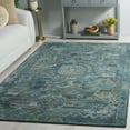 thumbnail image 2 of SAFAVIEH Anatolia Alvin Medallion Area Rug, Aqua/Green, 3' x 5', 2 of 7