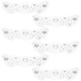 thumbnail image 1 of 10Pcs Transfer Sticker Proof Removable Temporary Tattoos Stickers Face Art Paper Stickers Heart 4.45x15.1x0.03cm, 1 of 5