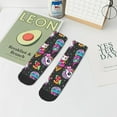 thumbnail image 7 of Pofeuu Cat Icecream Print 30cm Socks, Adult Running Hiking Socks for Youth and Adult, 7 of 7