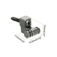 thumbnail image 2 of Unique Bargains Guitar Roller String Tree Retainer String Guides Grey Black for Electric Guitar Bass with Screw 2pcs, 2 of 5