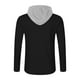 thumbnail image 5 of pstuiky Camisas para hombre de manga larga, Sudadera con capucha y manga larga para hombre, estilo casual, color liso, estilo blusa Tops casuales para hombres xxl, 5 of 5