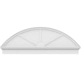 thumbnail image 3 of Ekena Millwork 64"W x 22-7/8"H x 2-3/4"P Segment Arch 3 Spoke Architectural Grade PVC Combination Pediment, 3 of 7