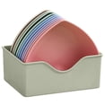 thumbnail image 1 of LNGOOR Fruit Plate Set - BPA Free  Smooth Edge  Unique Shape  Heat-Resistant  Multipurpose Stackable Heart-Shaped Dish for Fruits and More, 1 of 8