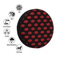 thumbnail image 4 of Gukieu Red Beautiful Lips Print Car Tire Cover, Adjustable Waterproof and Dustproof Tire Protection Cover, Suitable for SUV, Truck, Van-14 inch, 4 of 6