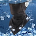 thumbnail image 4 of Accesorios para bicicletas Pañuelo de verano Transpirable Correr Ciclismo Deportes Cara Cuello Bufandas (Negro) Hugtrwg Para estrenar, 4 of 9