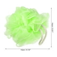 thumbnail image 3 of Unique Bargains 1 Pc Bath Shower Loofah Sponges Body Puffs for Bathroom 5.12"x5.51" Green, 3 of 6