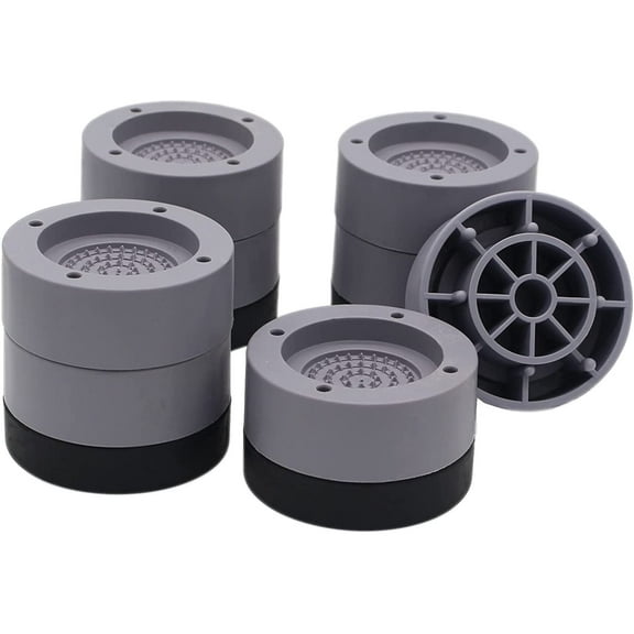 Furniture Risers 2 inch (Set of 4) Round Bed Risers Heavy Duty 1 inch 3inch, Adjustable Bed Lifts Riser for Desk, Table, Sofa, Chair Supports Up to 1,300 lbs