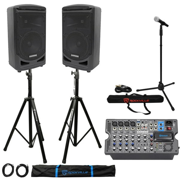 Samson Church/School Portable 8" Audio Visual Speaker Sound System