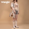 thumbnail image 3 of Montana West Wrangler Aztec Tote Bag for Women Western Shoulder Purse Stylish Top Handle Handbag, Beige, 3 of 7