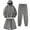 Dark Gray#mens outfit sets 2026#15, variant on Sun Protection 3 Piece Sets for Men UPF 50+ Long Sleeve Hoodie Shorts Pants Set Zip Up Windbreaker Jacket Matching Set Outdoor Hiking Athletic Running Outfit Black L