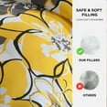 thumbnail image 3 of Mi Zone Twin/Twin XL Size Comforter Set, 3-Piece Bedding Sets for All Season, Floral Bedding Comforter Set for Girls, Yellow/Grey, 3 of 6