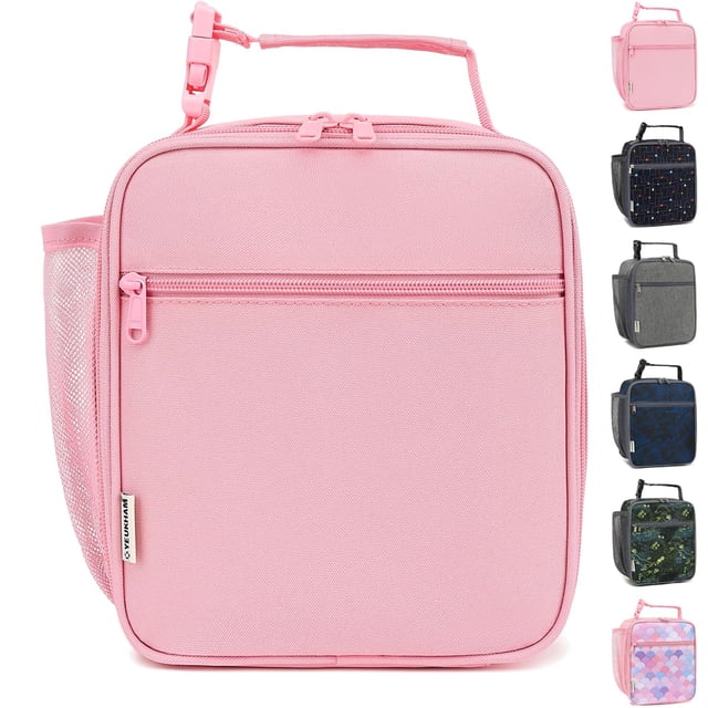 Lonchera Aislada GYEUKHAM para Niños, Niñas, Hombres y Mujeres en Color Rosa
