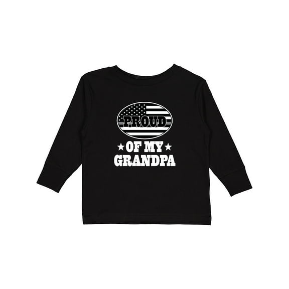 Inktastic Correctional Officer Grandpa Boys or Girls Long Sleeve Toddler T-Shirt
