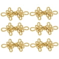 thumbnail image 1 of PENIKOKO 6Pares De Botones Nudo Retro Dorados Para Accesorios De Y, 1 of 7