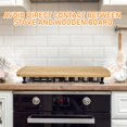 thumbnail image 2 of Bamboo Cutting Board, 30"x20" Extra Large Noodle Board with 4 Removable Feet, Juice Groove, Wooden Stove Top Covers for Electric Stove, Gas Burners, Counter Space, 2 of 8