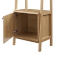 thumbnail image 5 of Bookcase Book Shelf Rack, Brown Oak, Wood, Living Kitchen Cafe Bistro Hospitality Restaurant, Modern Contemporary HB33445, 5 of 7