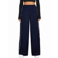 thumbnail image 1 of Pantalones de Paracaídas para Mujer, Pantalones Holgados de Pierna , Pantalones Deportivos con Cintura Elástica Y2K, Pantalones Deportivos, Ropa de Calle Azul Marino XXL, 1 of 9