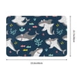 thumbnail image 3 of Disketp Friendly Smiling Sharks Mat For Front Door Outside - Doormat Outdoor Entrance - Welcome Mats Outdoor,Outside Entry And Outdoor Entrance 16''X24'', 3 of 9