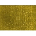 thumbnail image 1 of Ahgly Company Machine Washable Indoor Rectangle Oriental Yellow Industrial Area Rugs, 2' x 5', 1 of 4