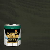Olympic Elite 1 Gallon SC-1026 Deep Charcoal Solid Advanced Exterior Stain and Sealer in One