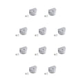 thumbnail image 1 of Advancent Soporte de campamento de vidrio cuadrado de 10 piezas - Dispositivo de elevación de asiento de amplio Pared de elevación de asiento semicírculo(8-10)M 10Conjunto, 1 of 6