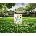 thumbnail image 3 of Eveokoki No Mow Sign with Metal Stake 7 x 8.8 Inches No Mow May Yard Sign No Mow Signs Aluminum ​Garden Signs Outdoor for Lawn Yard Garden Decor, Easy to Install, 3 of 6