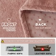 thumbnail image 4 of Dark Couch Covers for Sectional Sofa Couch Cover L Shape Couch Covers for Dogs Washable Couch Cover Banket Modern Sofa Slipcovers Super Soft Sofa Towel for Kids Pets ” x ”, 4 of 9