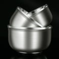 thumbnail image 2 of Stainless Steel Rice Bowl Kitchen Things Salad Bowls Large Metal Simple Child, 2 of 6
