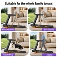 thumbnail image 2 of SONITU 16% Incline Folding Treadmill for Home, 3.0HP Quiet Motor, 300 lbs Capacity, 7-Layer Cushioning, 3 LED Displays with Handrails, 2 of 10