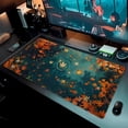 thumbnail image 5 of Maple Leaves Desk Mat Gaming Mouse Pad Large, Extended Desk Pad Full Desk Cover Mat, Fall Leaves Laptop Keyboard Pad, Computer Desktop Mat XXL, Aesthetic Fall Desk Accessories 31.5x15.7 Inch, 5 of 6