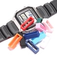 thumbnail image 4 of Silicone Rubber Keeper Holder Loop Watch Band Rings Color Combination Retainer 16 18 20 22 24 26mm Belt Buckle Watch Accessories, 4 of 5