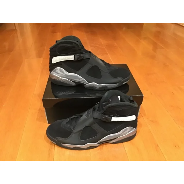 Ni - ke Ni - ke Air Jordan 8 Winterized Gunsmoke Men's Black Waterproof FD1334-001 Size 15
