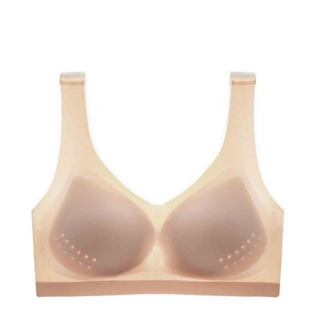 Women s Ultra Thin Ice Silk Bras Wirefree Seamless Lifting Bra Comfort Cooling Full Coverage Everyday Bras