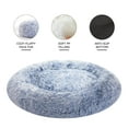 thumbnail image 4 of Bedfolks Calming Donut Dog Cuddler Bed, 45" Round Plush Pet Bed for Extra Large Dogs, Navy Blue, 4 of 9