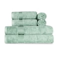 thumbnail image 2 of BNM Egyptian Cotton Luxury 6 Piece Towel Set, Sage, 2 of 5