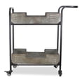 thumbnail image 6 of Metal Frame Cart With Locking Wheels And Removable Metal Trays, 6 of 7