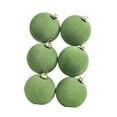 thumbnail image 4 of Bolas colgantes navideñas,Adornos navideños con bolas flocadas para exterior e interior,Fiesta navideña Festival Jardín Patio trasero Césped,Surtido de adornos decorativos para colgar Verde, 4 of 8